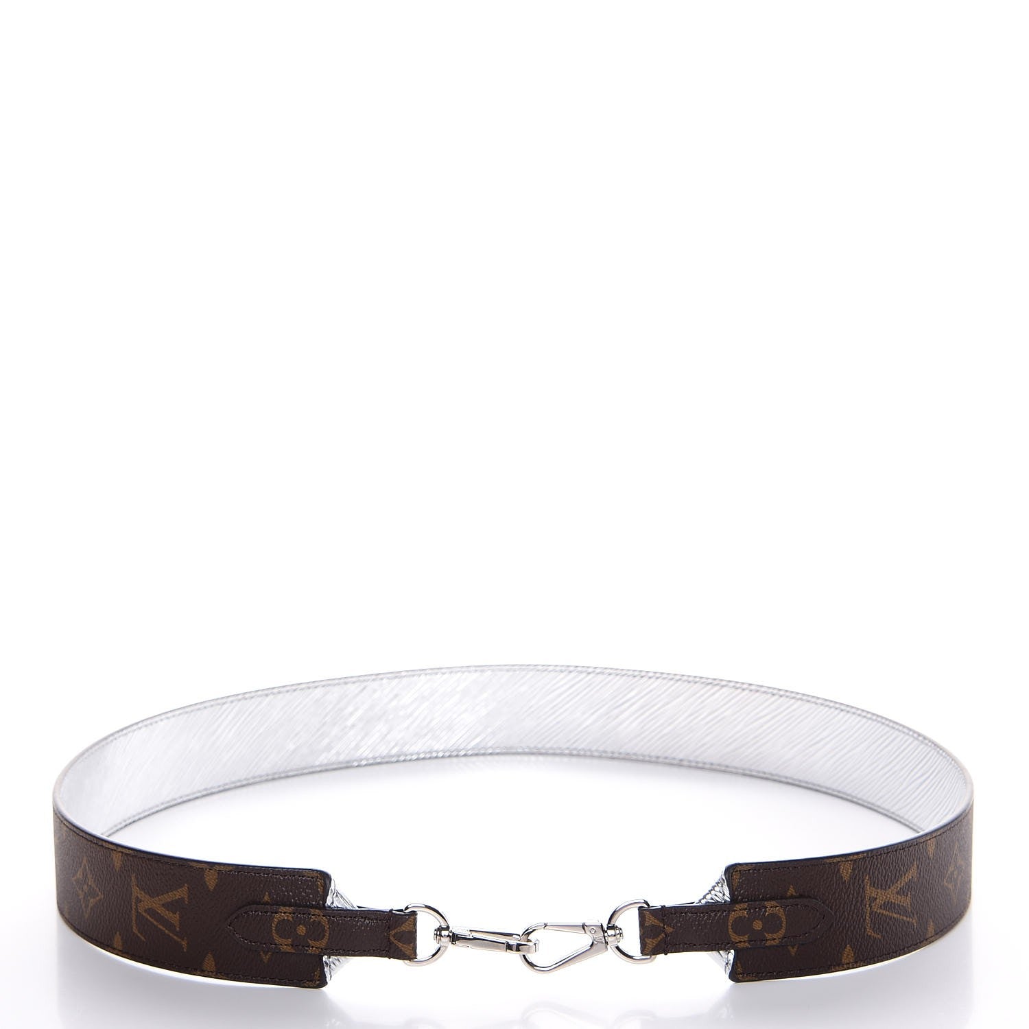Louis Vuitton Epi Monogram Bandouliere Shoulder Strap Silver 3 of 6