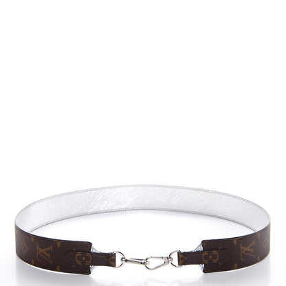 Louis Vuitton Epi Monogram Bandouliere Shoulder Strap Silver 3 of 6