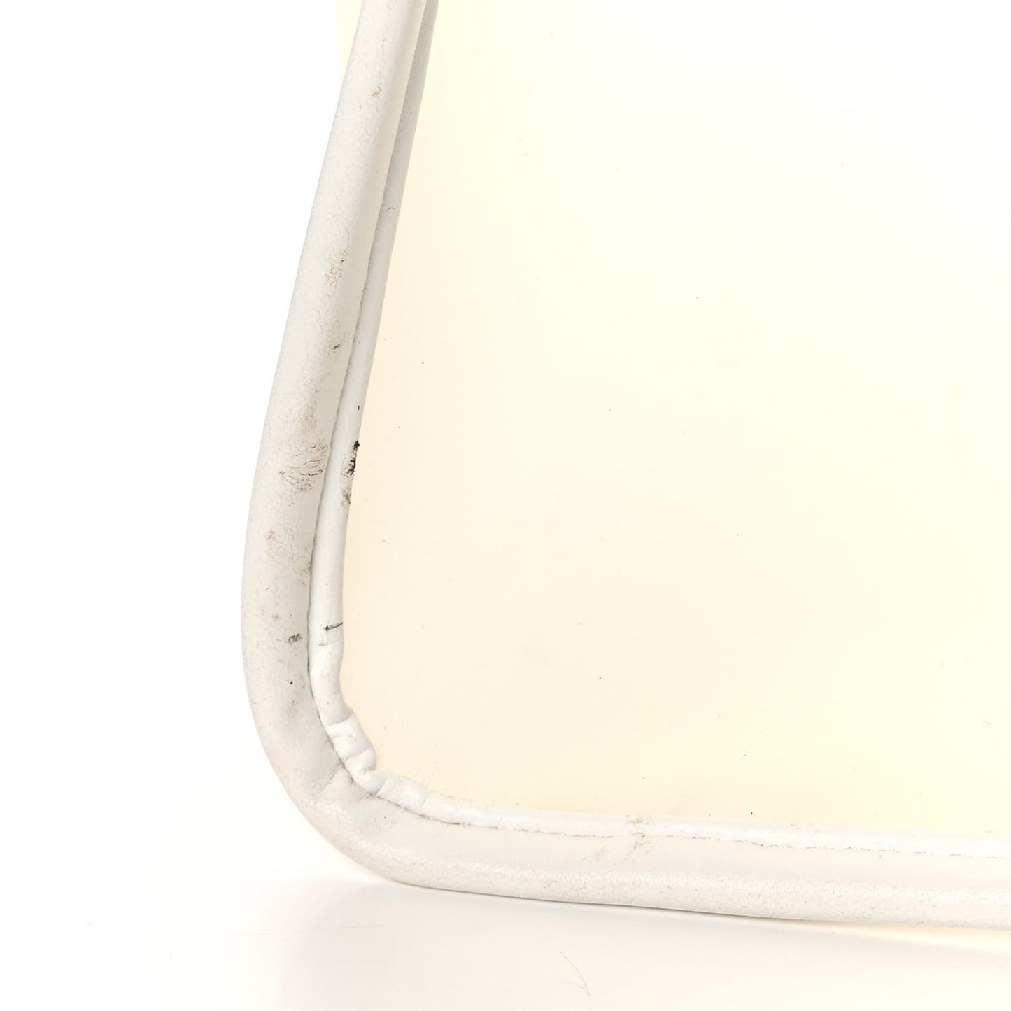 PVC Logo Tote White