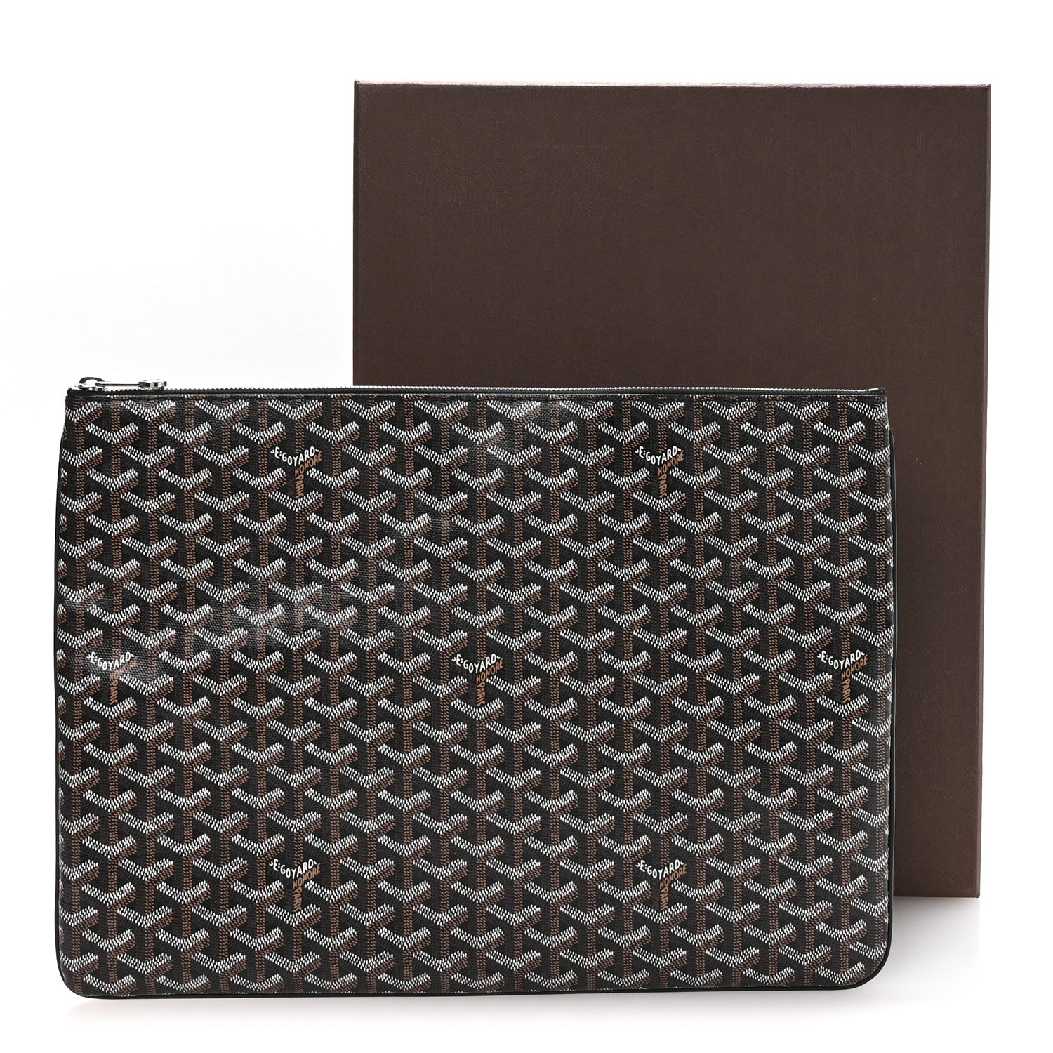 Goyard Goyardine Senat Pochette GM Black 8 of 8