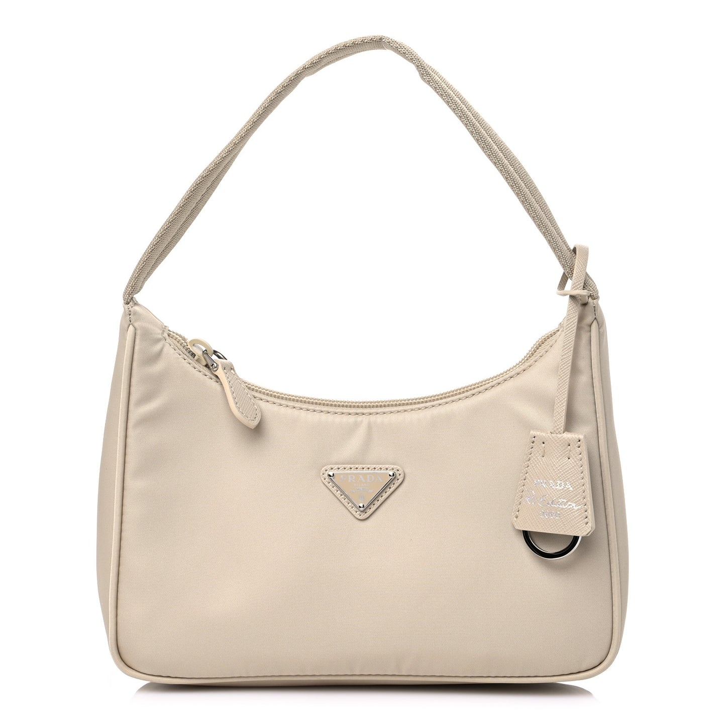 Re-Nylon Saffiano Mini Re-Edition 2000 Bag Deserto