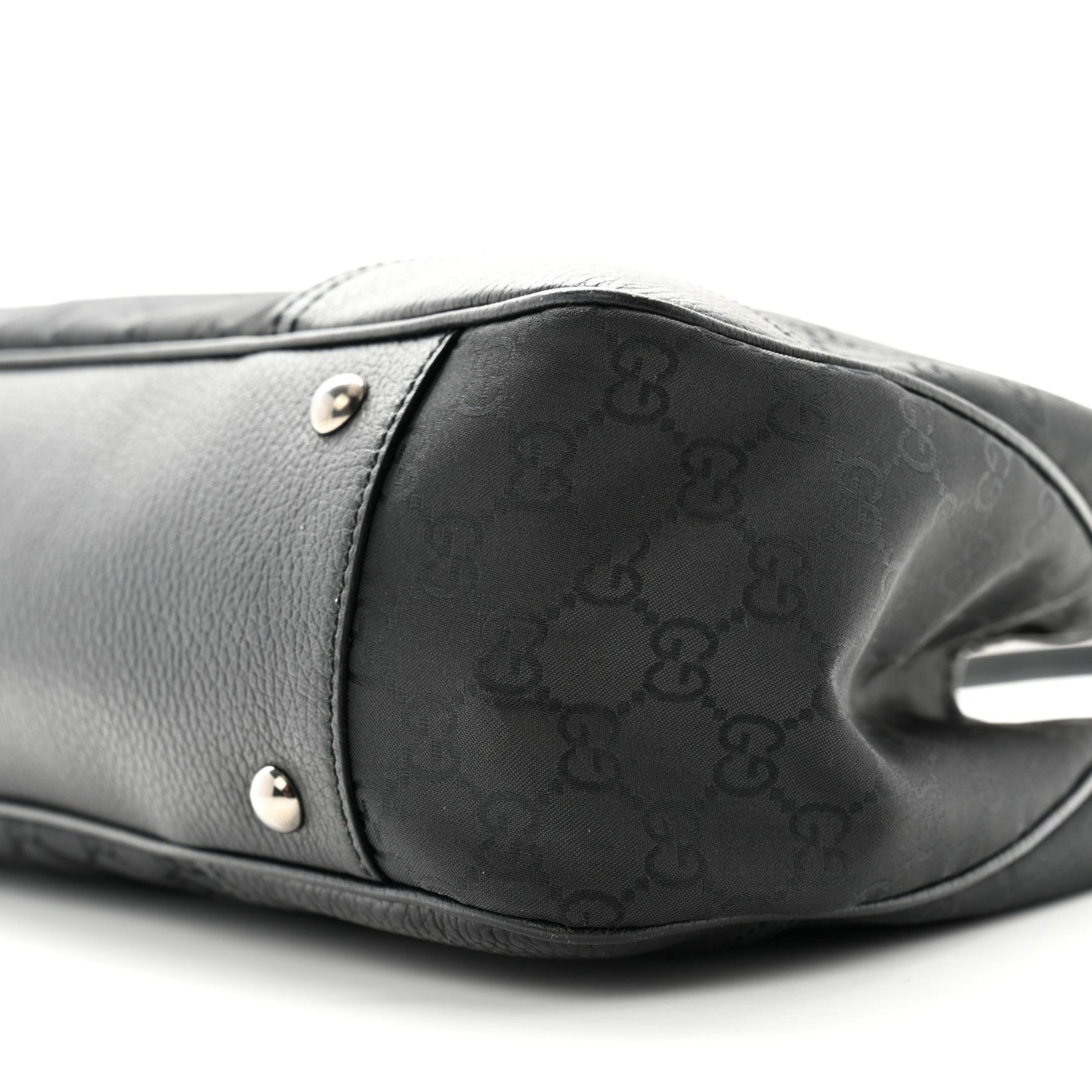 Gucci Monogram Medium Princy Tote Black 10 of 11
