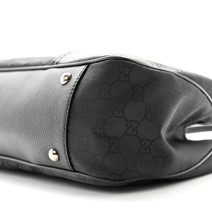 Gucci Monogram Medium Princy Tote Black 10 of 11