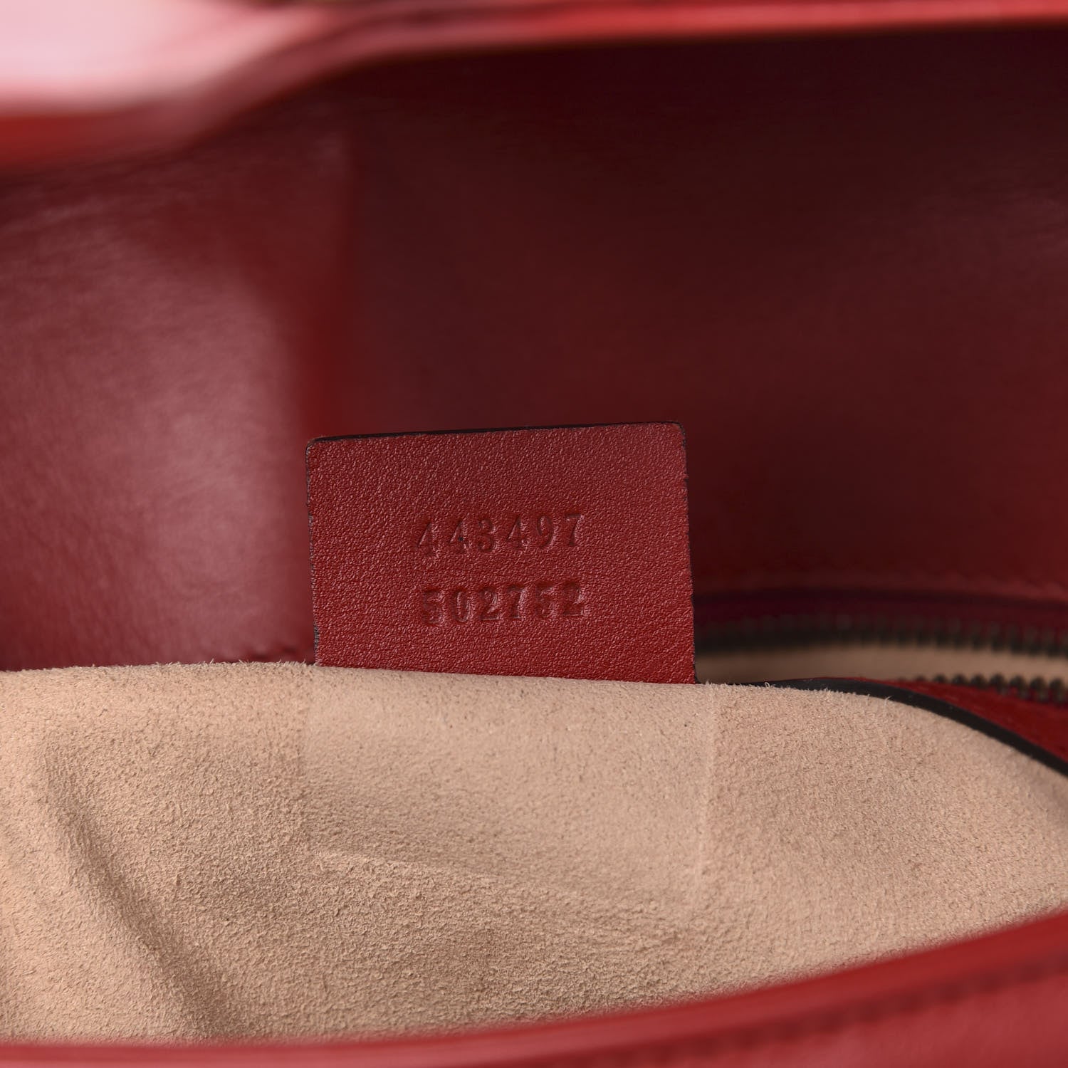 Gucci Calfskin Matelasse Small GG Marmont Shoulder Bag Hibiscus Red 7 of 10