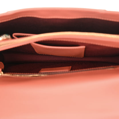 Bulgari Calfskin Serpenti Forever Shoulder Bag Coral 6 of 11