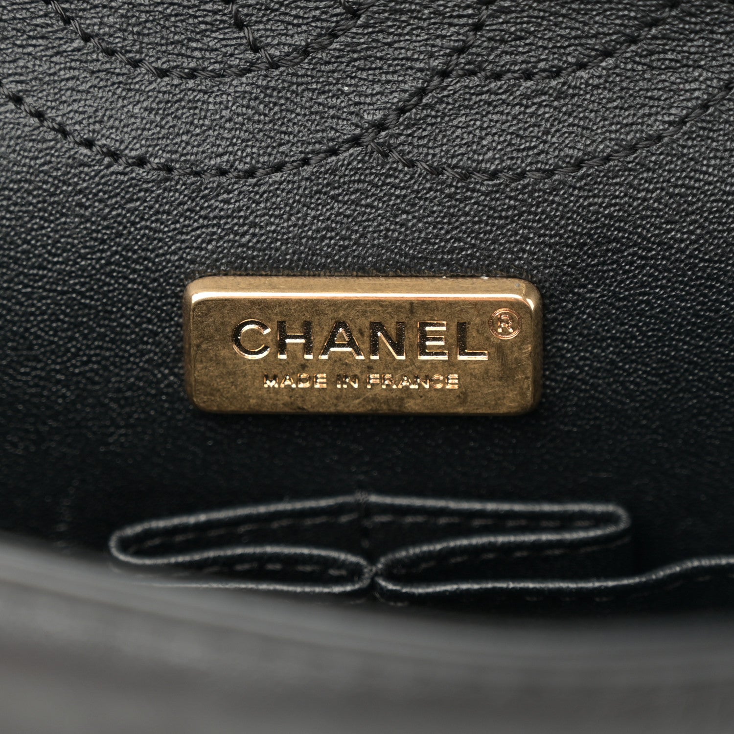 Chanel Aged Calfskin Quilted Casino 2.55 Reissue Mini Flap  Black 6 of 10