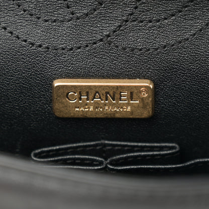 Chanel Aged Calfskin Quilted Casino 2.55 Reissue Mini Flap  Black 6 of 10
