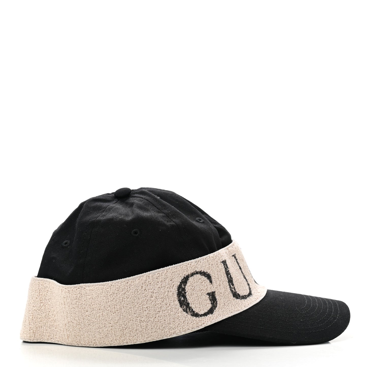 Gabardine Gucci Headband Baseball Hat M Black