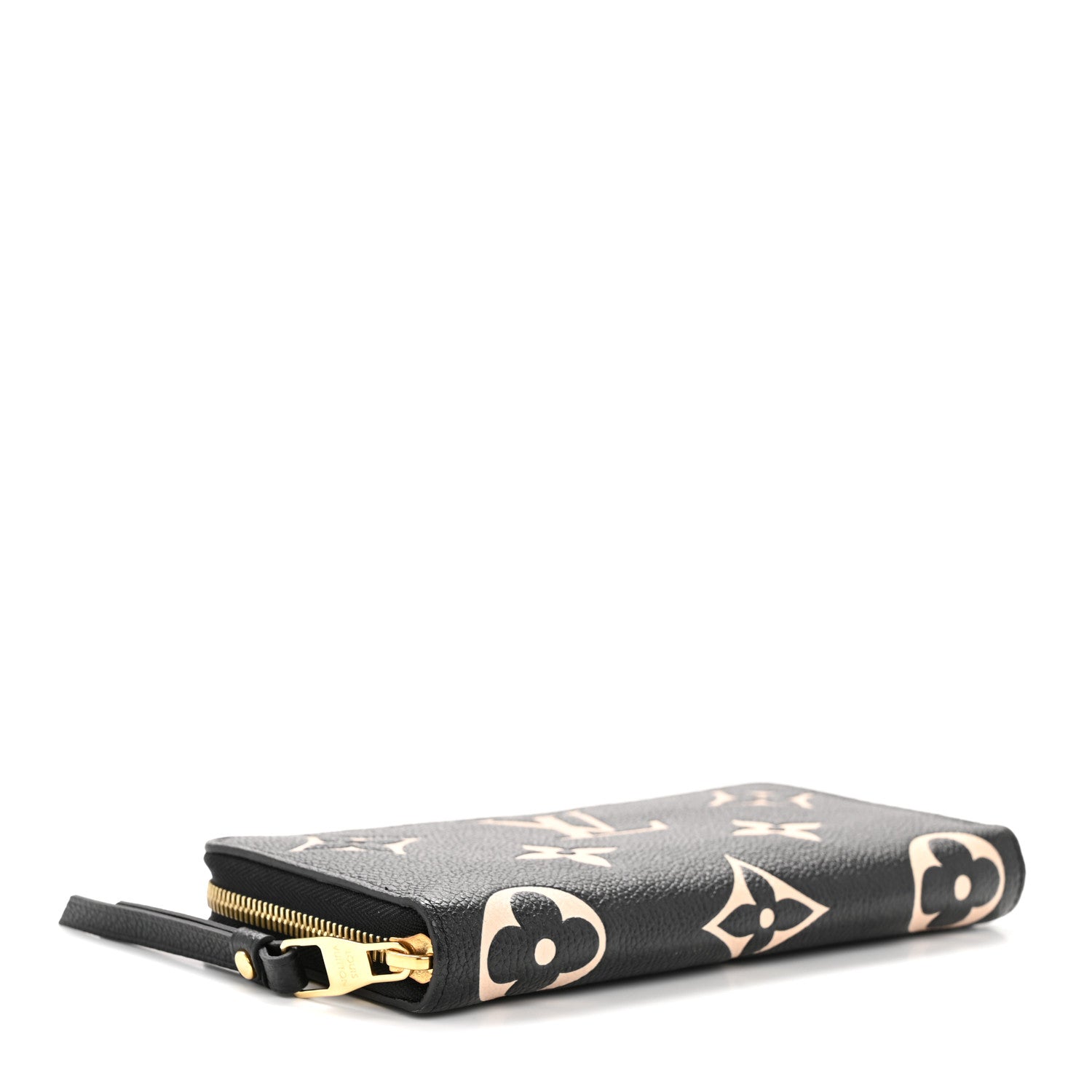 Louis Vuitton Empreinte Monogram Giant Zippy Wallet Black Beige 4 of 9