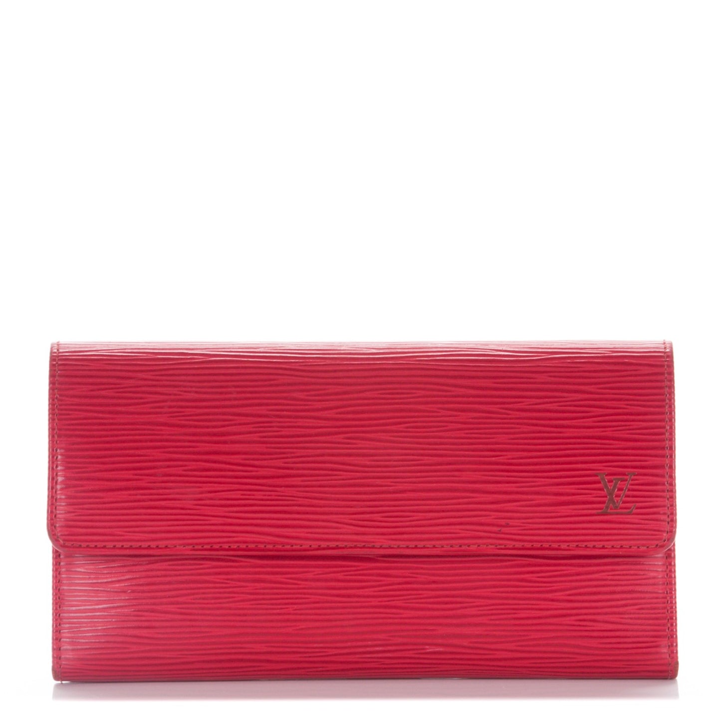 Epi Porte Tresor International Wallet Castillan Red