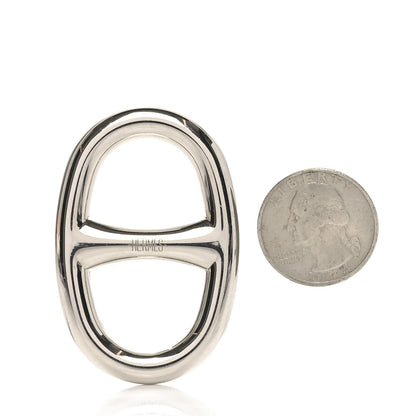 Hermes Palladium Chaine D'Ancre Scarf Ring 2 of 4