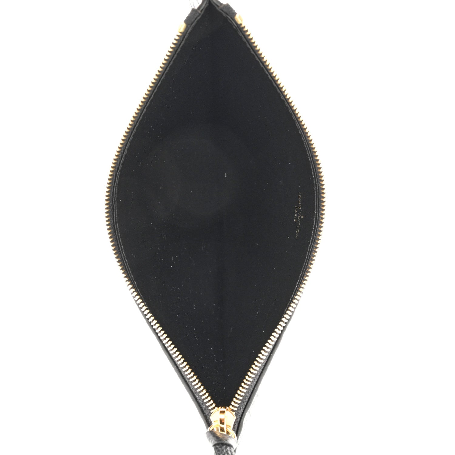 Louis Vuitton Empreinte Felicie Chain Wallet Zippered Insert Black 5 of 6