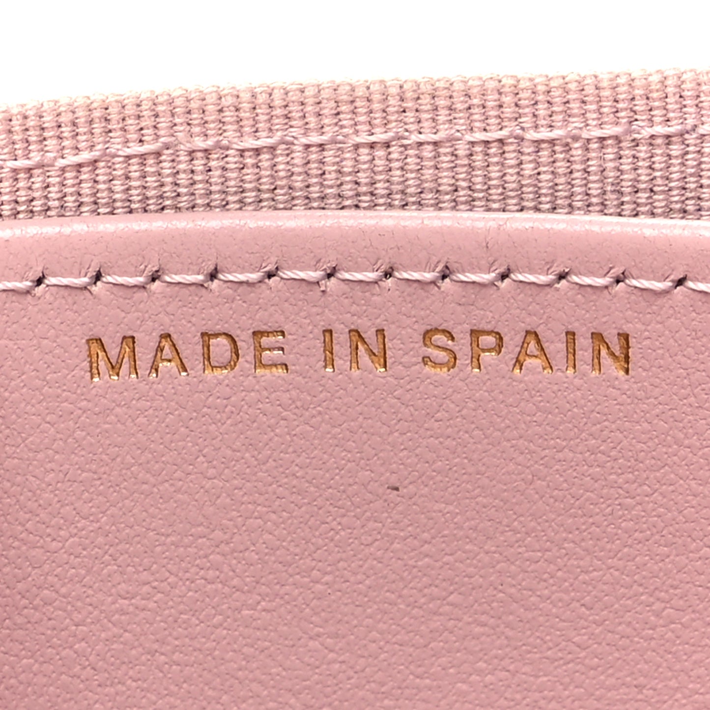 Caviar Quilted Studded CC Flap Card Holder Light Pink