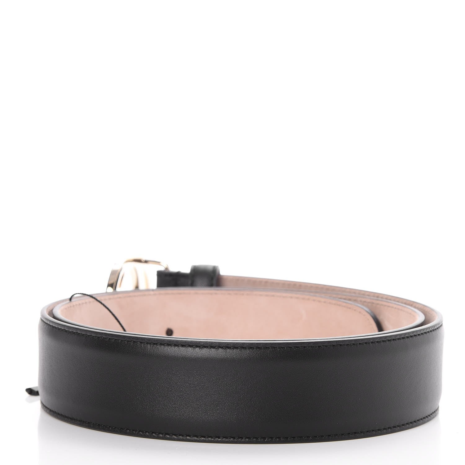 Gucci Calfskin Interlocking G 37mm Belt 90 36 Black 3 of 7