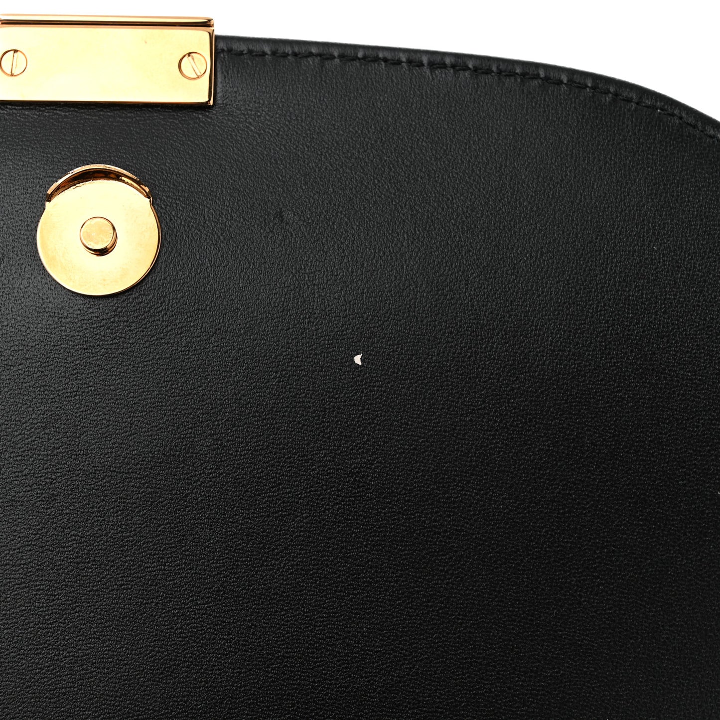 Calfskin Quilted Greca Goddess Shoulder Bag Black