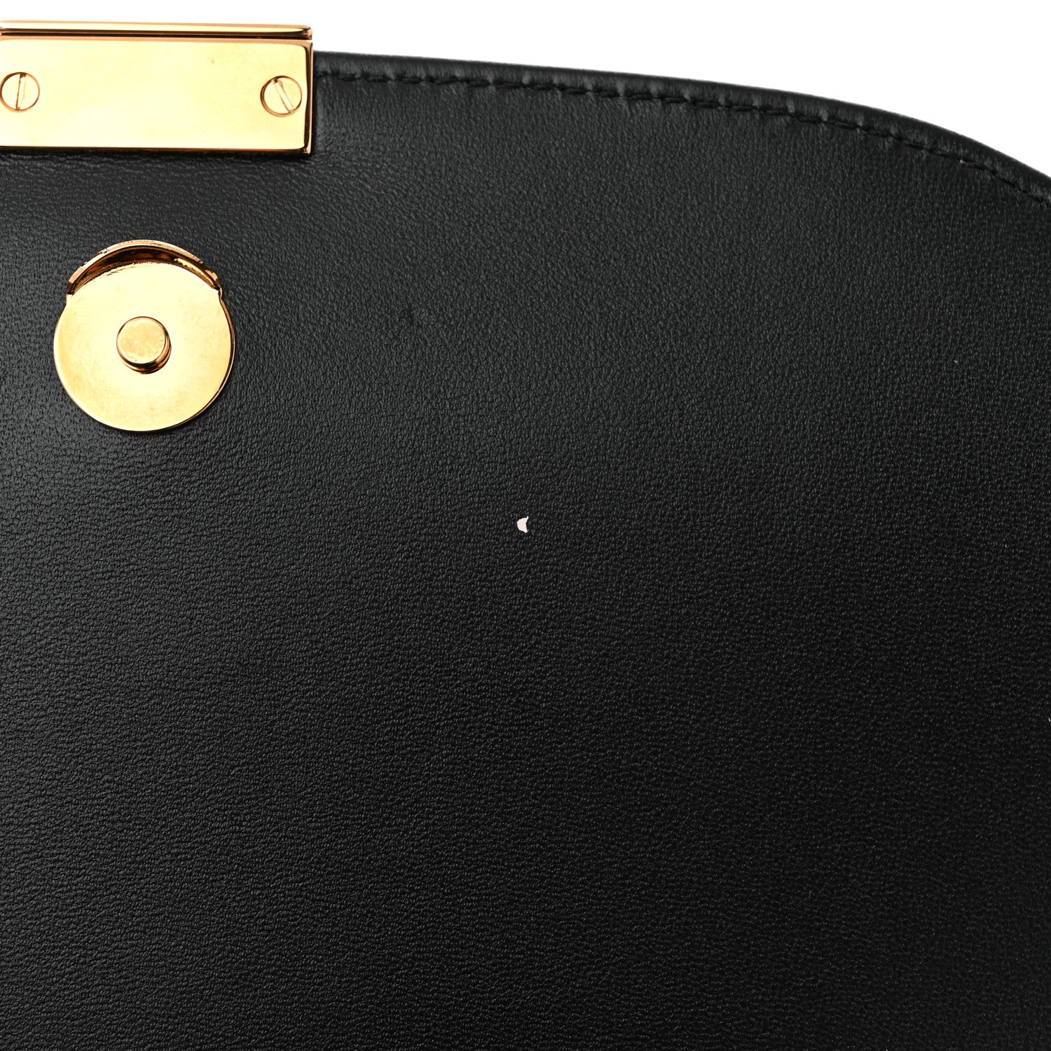 Versace Calfskin Quilted Greca Goddess Shoulder Bag Black 10 of 10