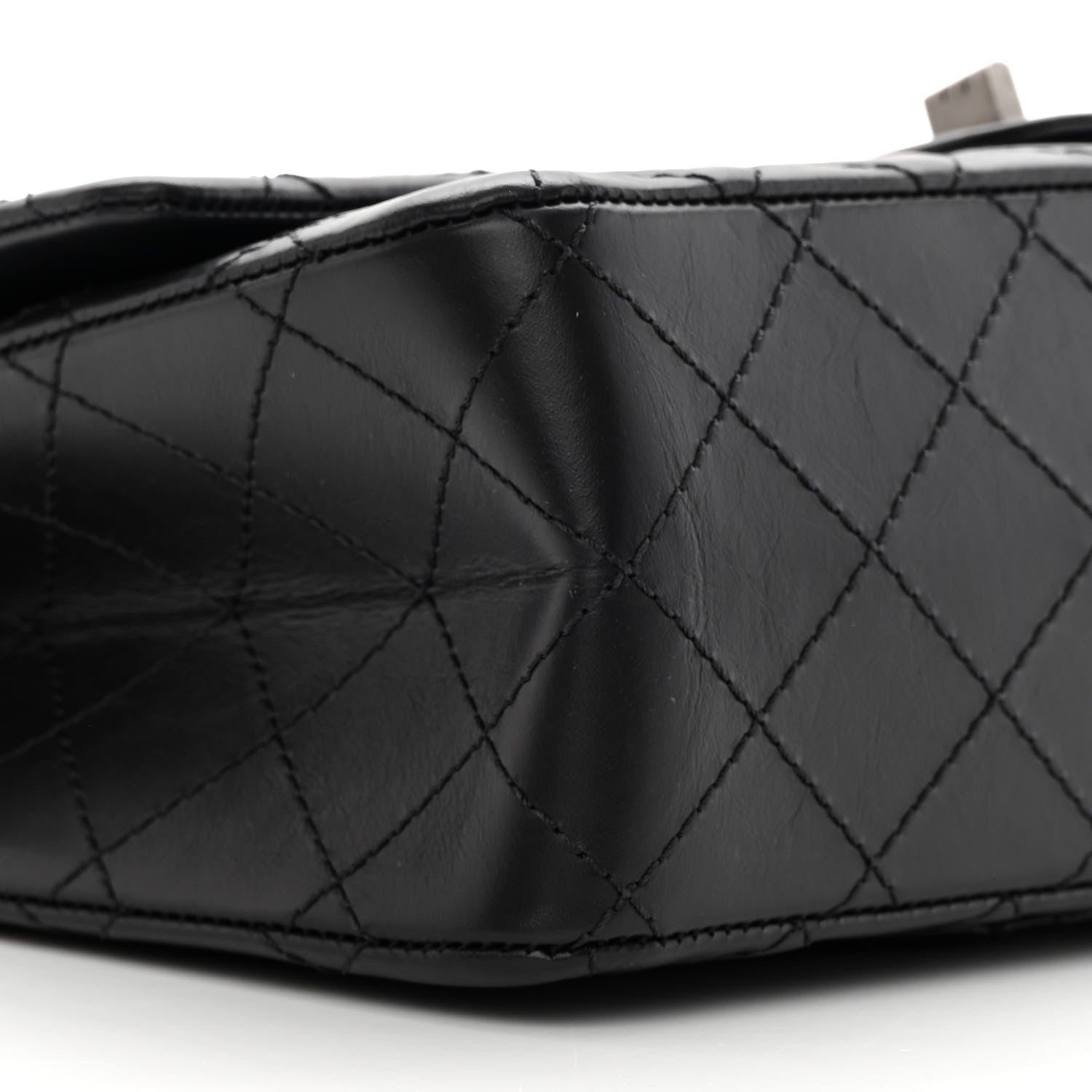 Chanel Aged Calfskin Quilted 2.55 Reissue 226 Flap Black 9 of 15