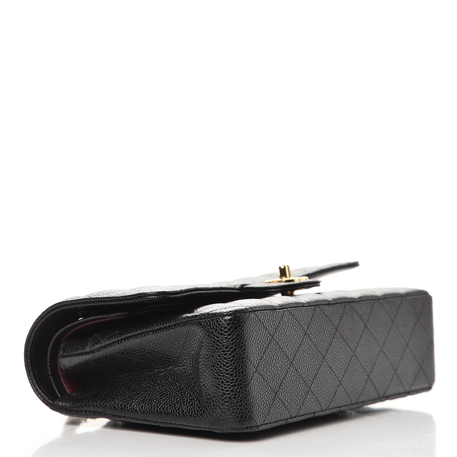 Chanel Caviar Quilted Medium Double Flap Black 5 of 9