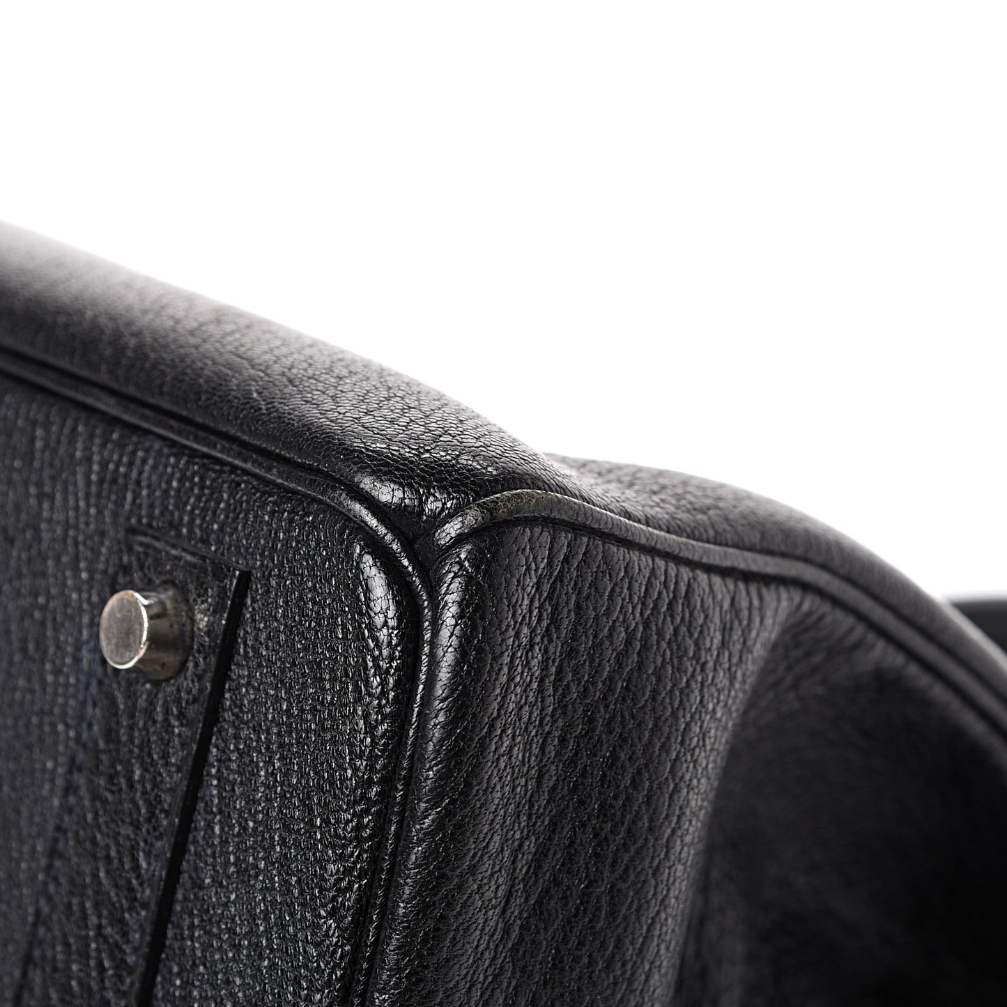 Chevre De Coromandel Birkin 40 Black