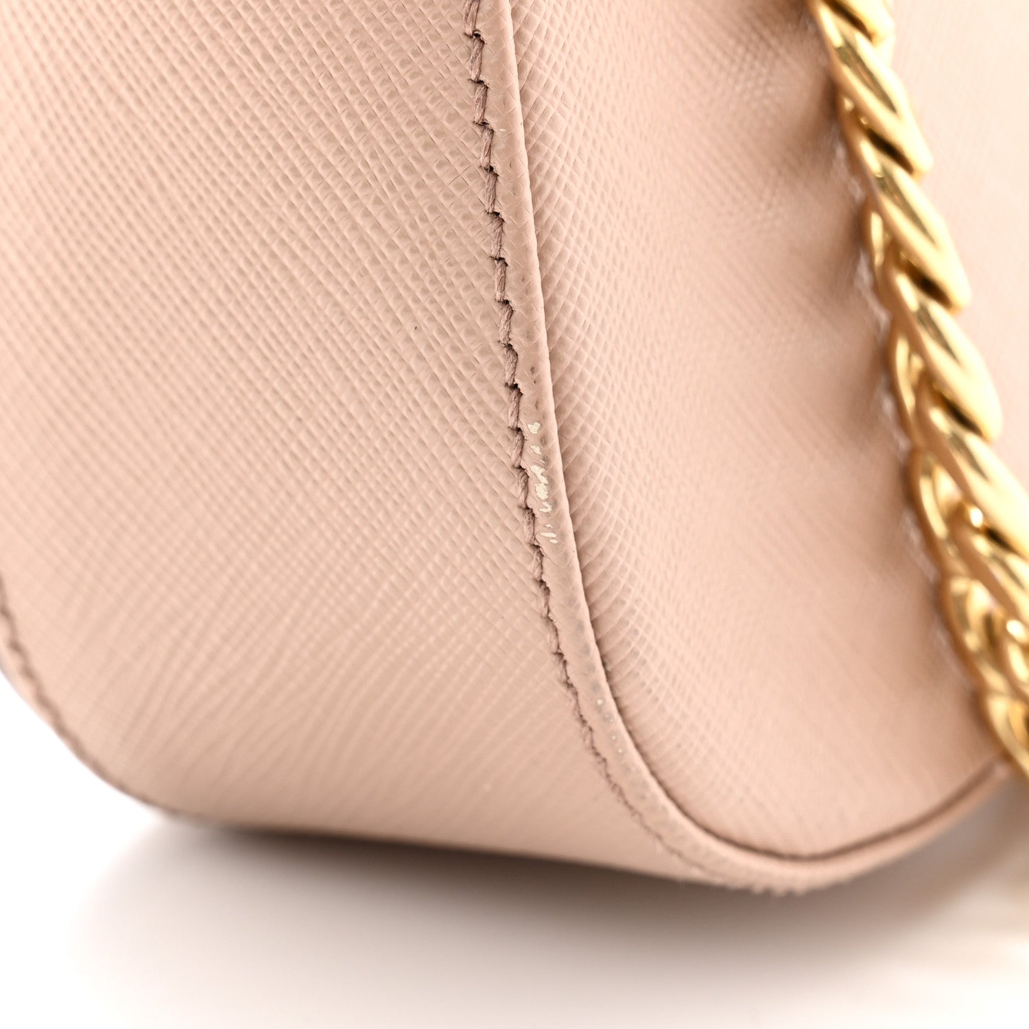 Prada Saffiano Lux Sidonie Small Chain Crossbody Bag Cipria 10 of 11