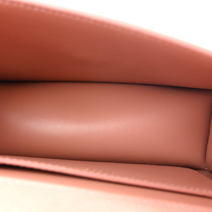 Burberry Grained Calfskin House Check Small Madison Shoulder Bag Dusty Pink 5 of 10