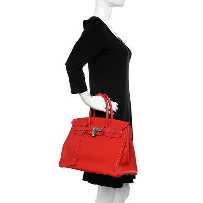 Hermes Togo Birkin 35 Capucine 2 of 19