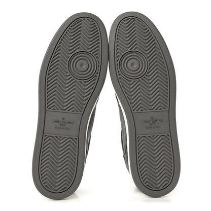 Louis Vuitton Reverse Monogram Eclipse Rivoli Mens Sneakers 10 Black 6 of 10