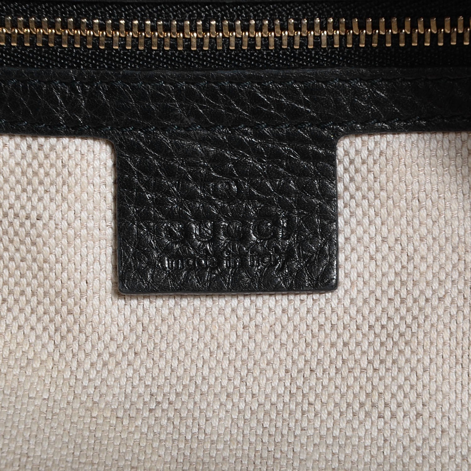 Gucci Pebbled Calfskin Medium Soho Hobo Black 6 of 7