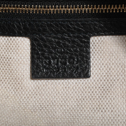Gucci Pebbled Calfskin Medium Soho Hobo Black 6 of 7