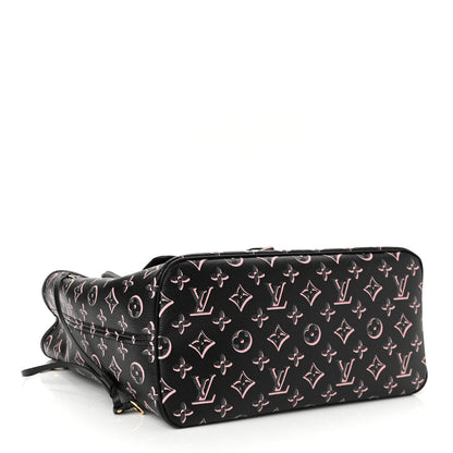 Louis Vuitton Monogram Fall For You Neverfull MM Black 5 of 10