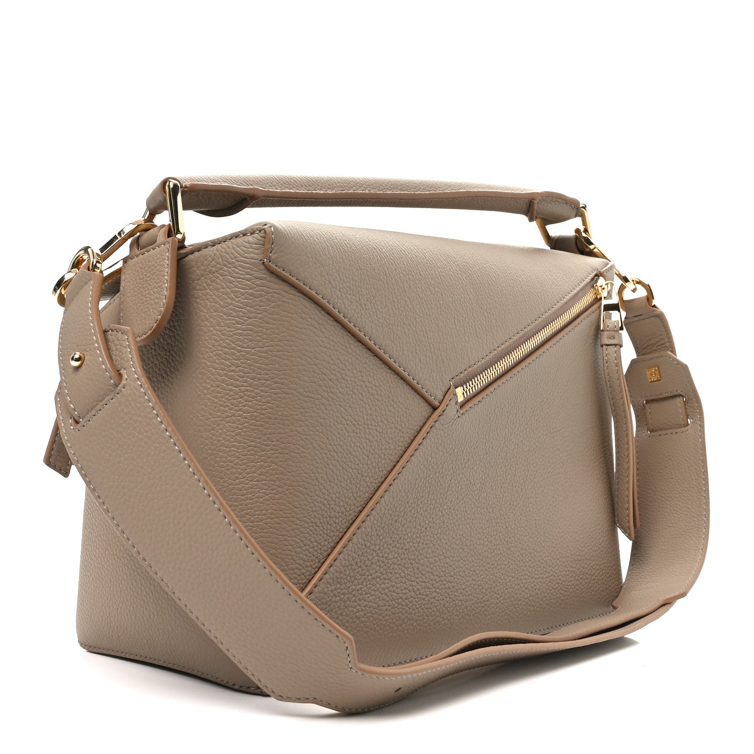 Loewe Calfskin Large Puzzle Edge Bag Sand 3 of 10