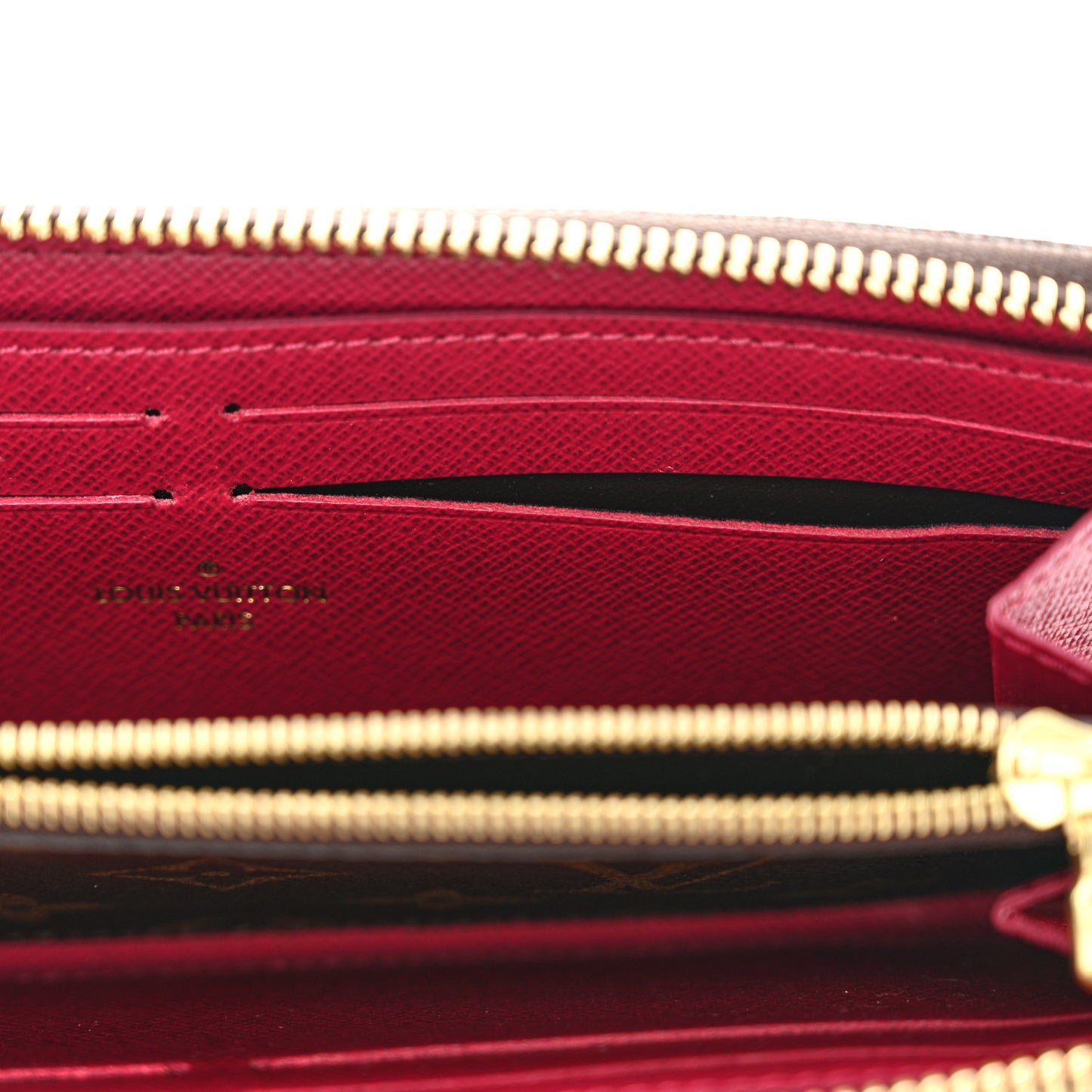 Monogram Clemence Wallet Fuchsia