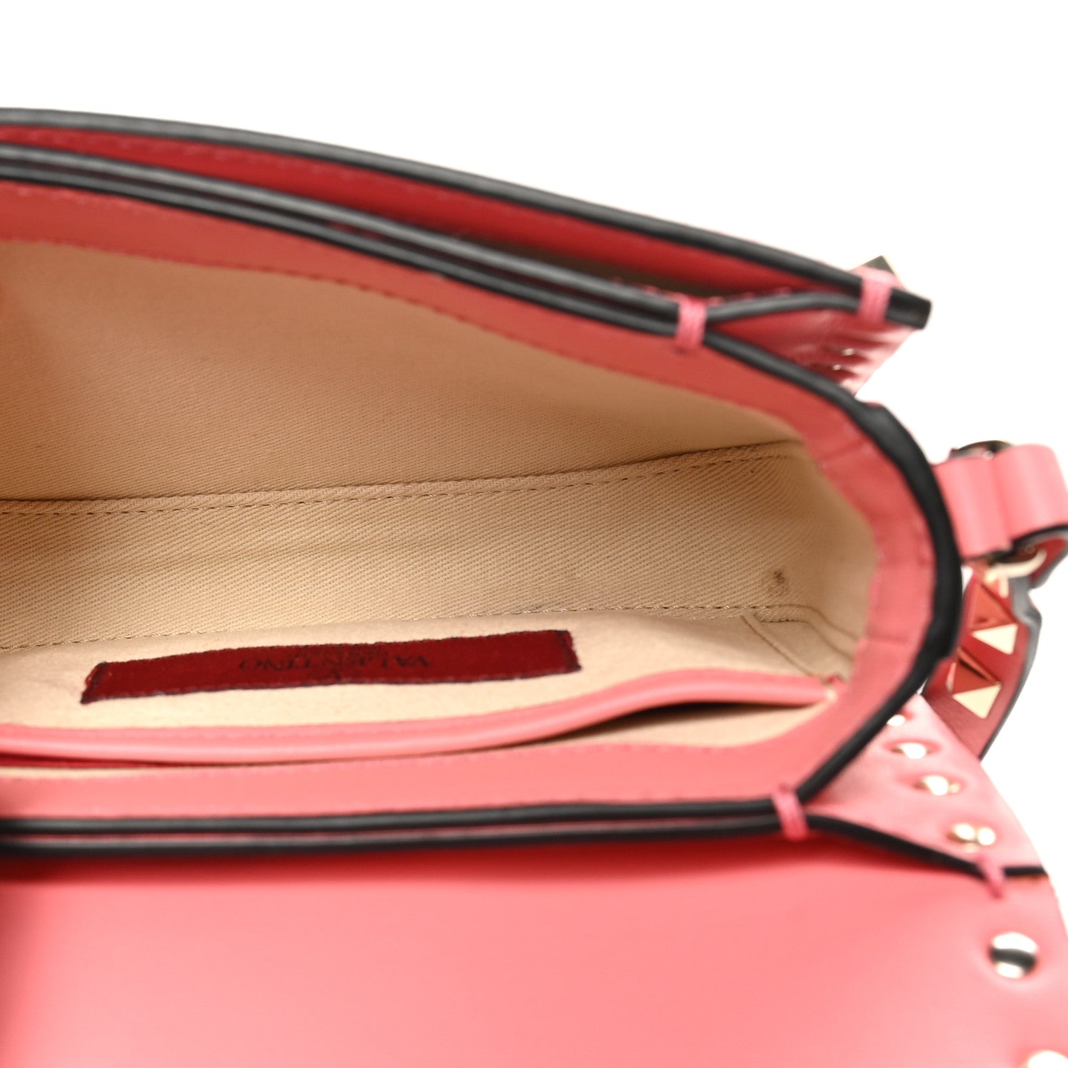 Valentino Garavani Vitello Rockstud Flap Crossbody Bag Paradise Rose 5 of 10