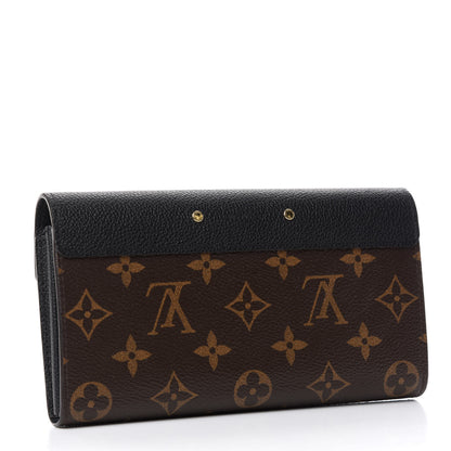 Louis Vuitton Monogram Pallas Wallet Black 3 of 6