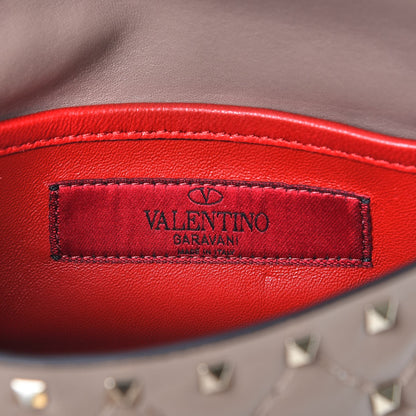 Valentino Garavani Nappa Small Rockstud Spike Shoulder Bag Poudre 7 of 8
