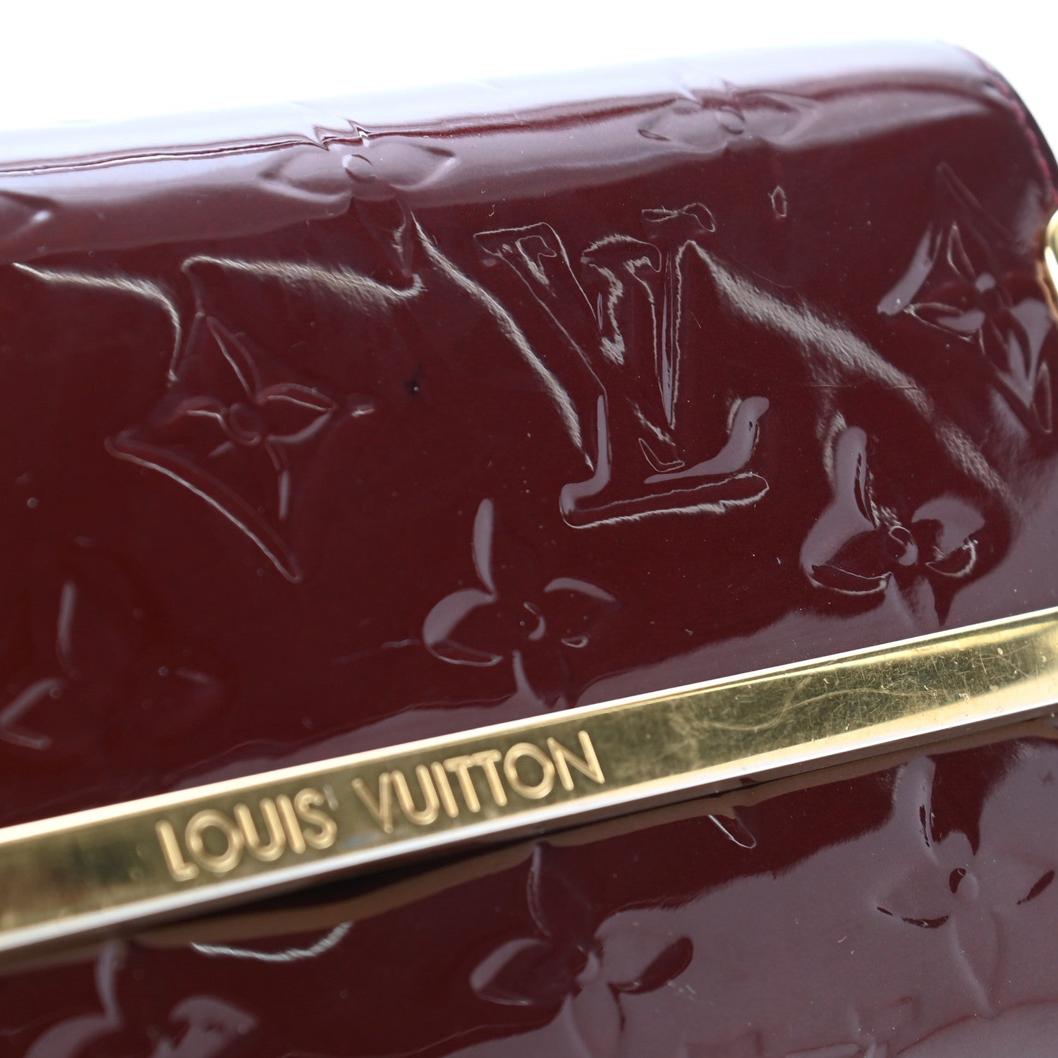 Louis Vuitton Vernis Rossmore Wallet Rouge Fauviste 8 of 10