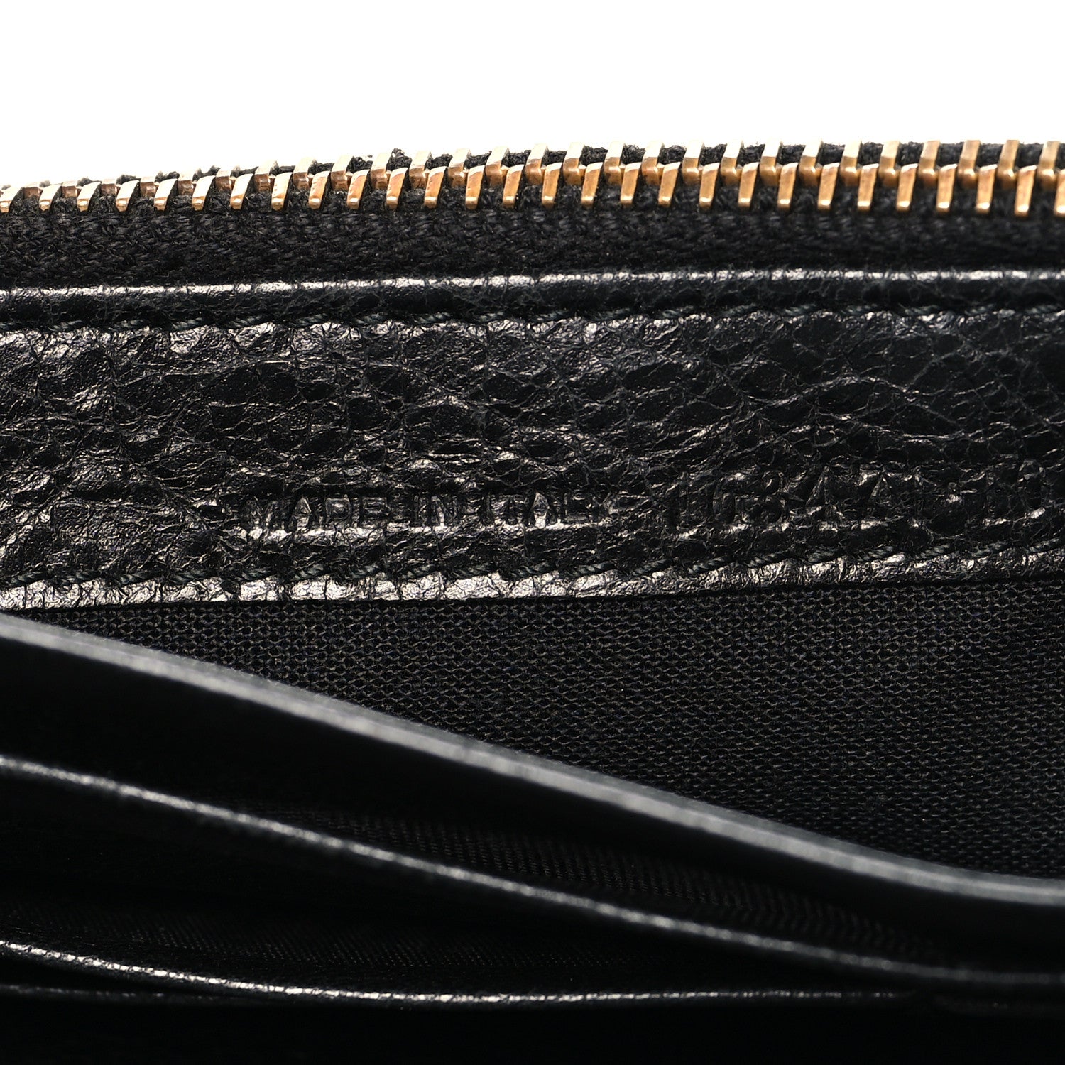 Balenciaga Agneau Classic Hardware Money Wallet Black 7 of 8