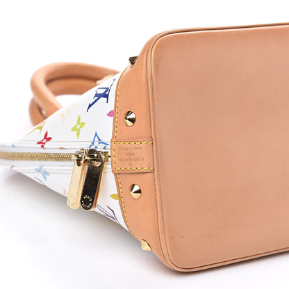 Louis Vuitton Monogram Multicolor Alma White 9 of 14