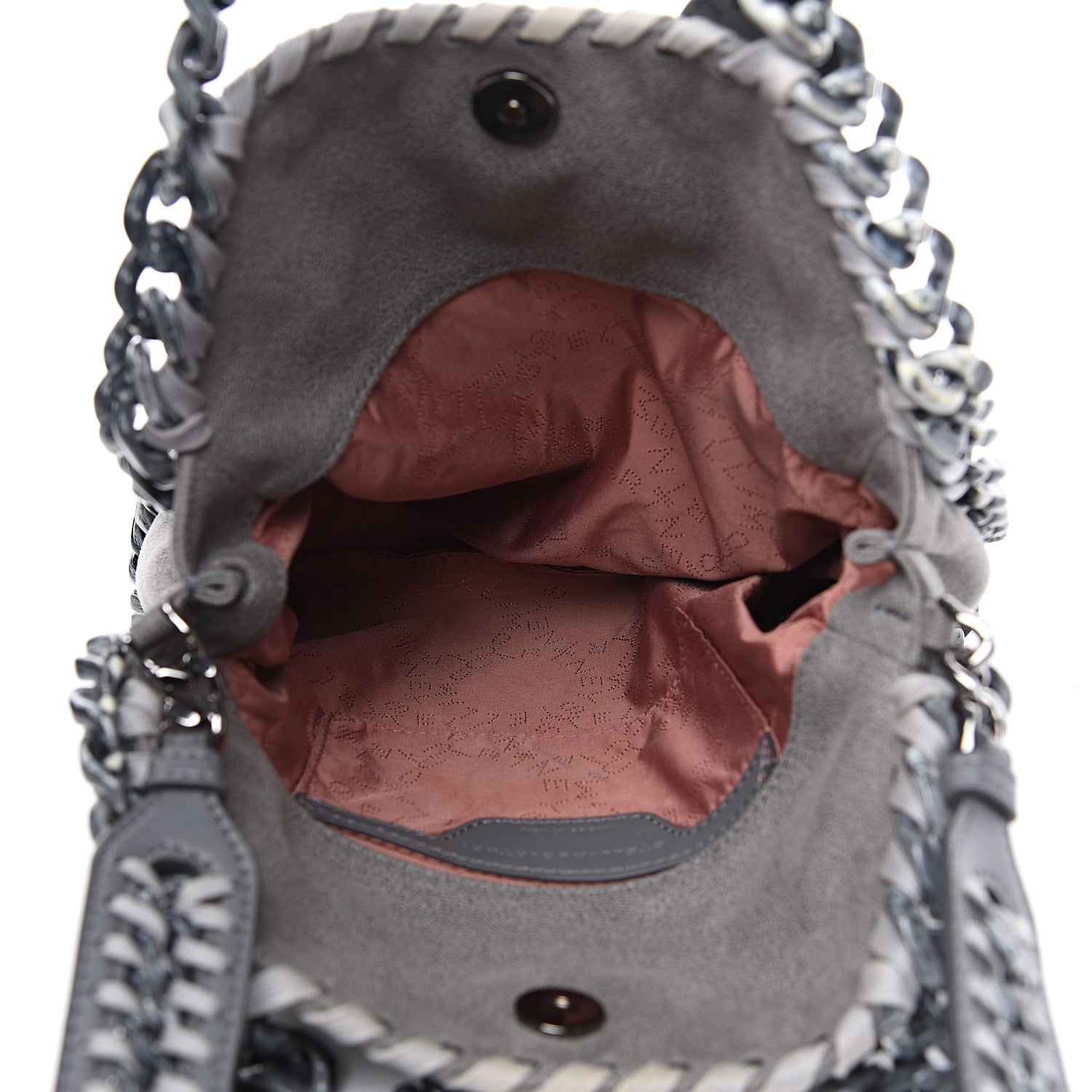 Stella McCartney Shaggy Deer Mini Candy Falabella Grey 4 of 9