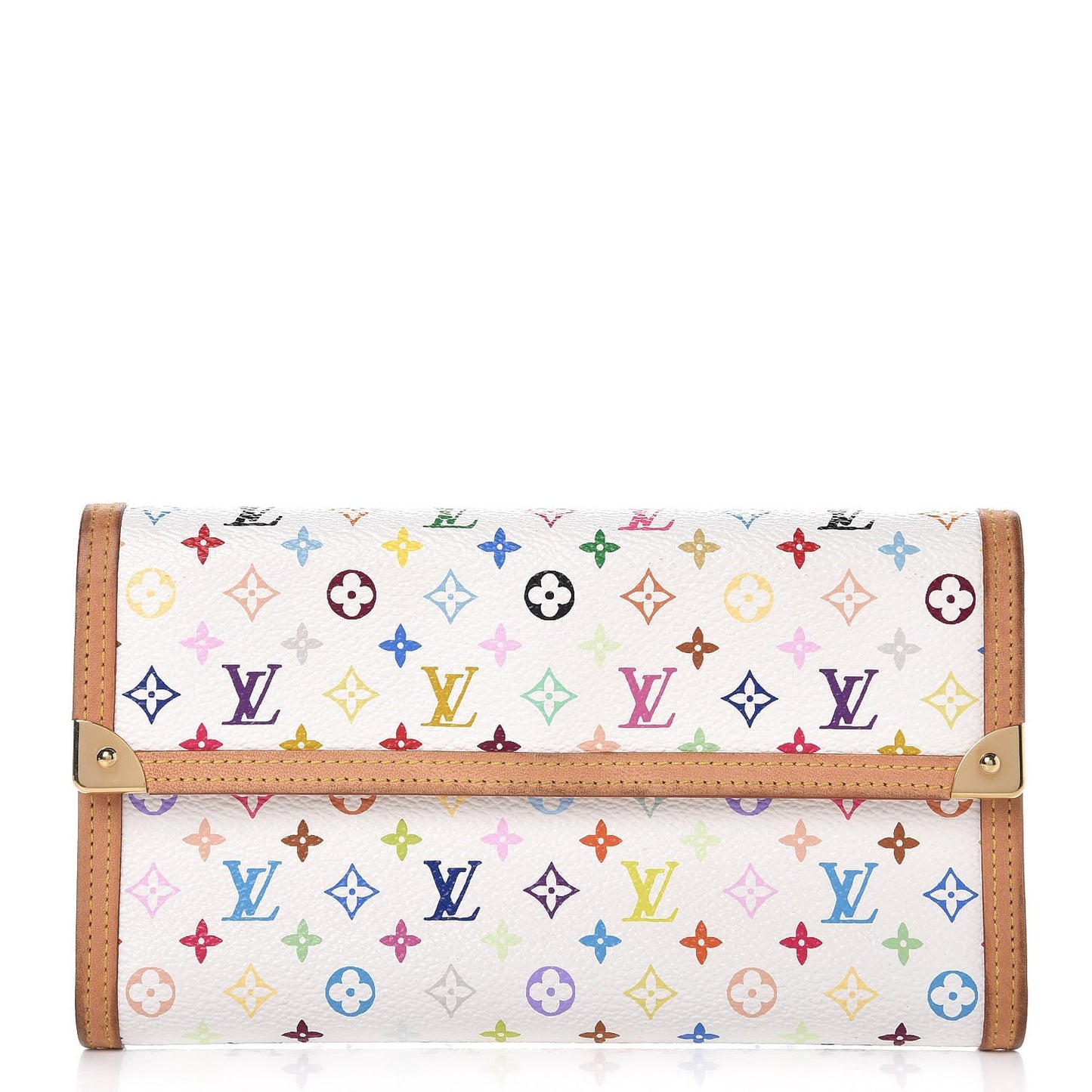 Monogram Multicolor Porte Tresor International Wallet White