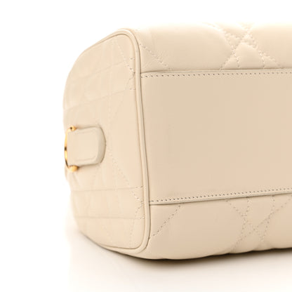 Christian Dior Calfskin Macrocannage Groove 20 Bag Dusty Ivory 9 of 11