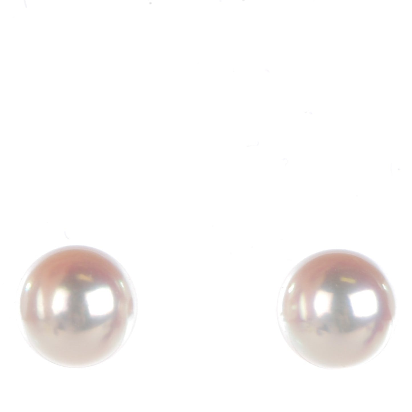 18K Yellow Gold 8mm Pearl Stud Earrings