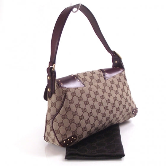 Gucci Monogram Horsebit Studded Flap Bag 3 of 10