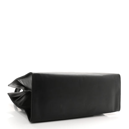Telfar Vegan Leather Large Shopping Bag Black 4 of 10