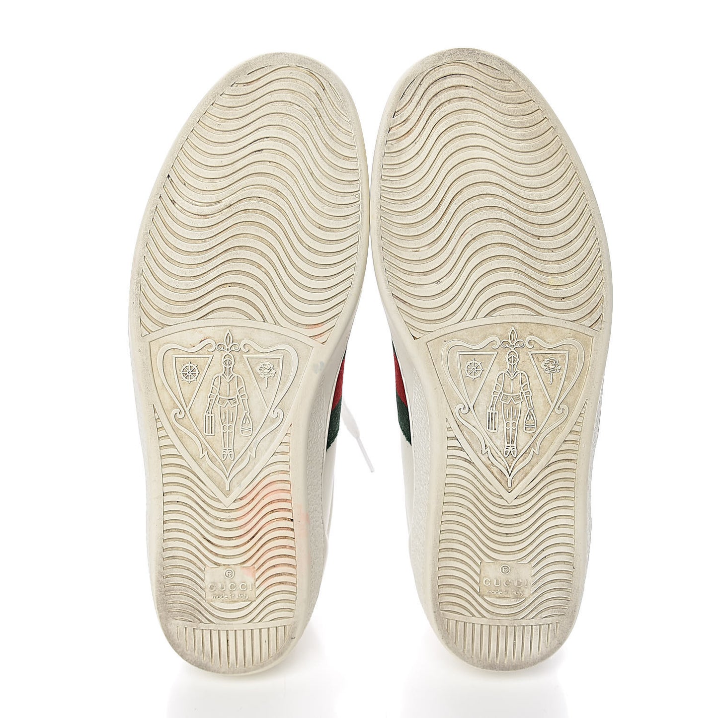 Miro Soft Calfskin Laminated Ayers Web Bee Embroidered Mens Ace Sneakers 7.5 White Red Flame Green