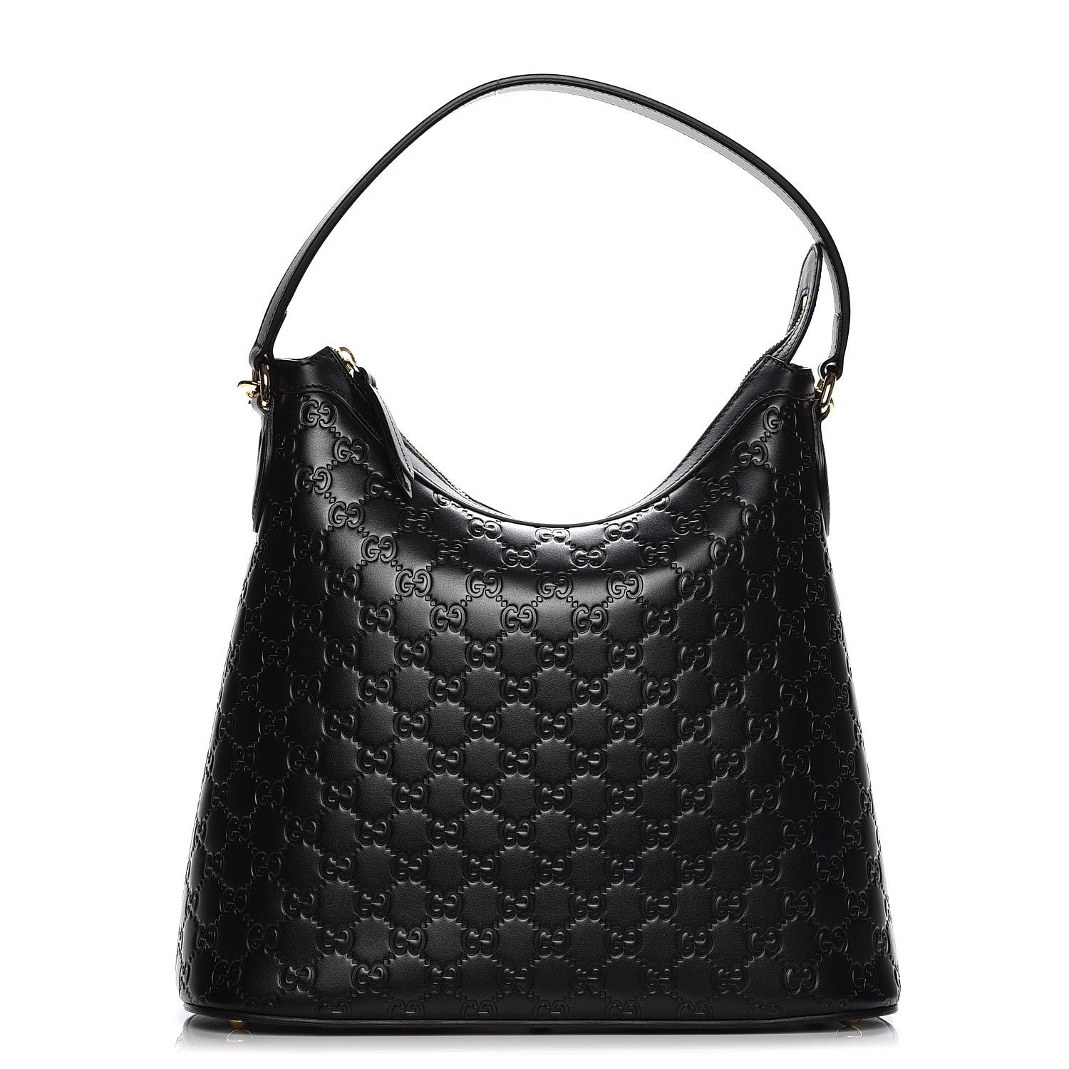 Gucci Guccissima Linea A Hobo Black 1 of 8