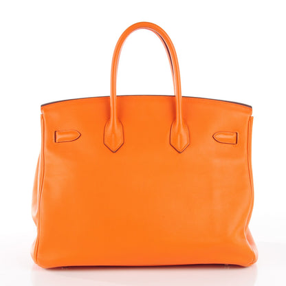 Hermes Veau Swift Birkin 35 Orange 21 of 25
