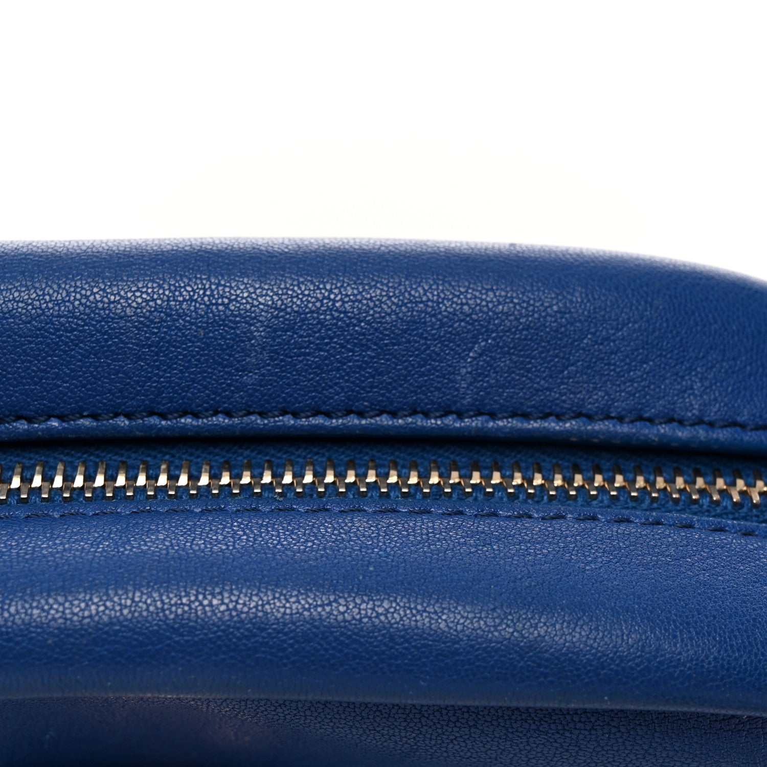 Chanel Goatskin Quilted Small Casual Trip Camera Case Blue 13 of 16