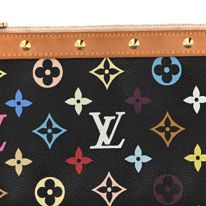 Louis Vuitton Monogram Multicolor Pochette Accessories Black 8 of 14