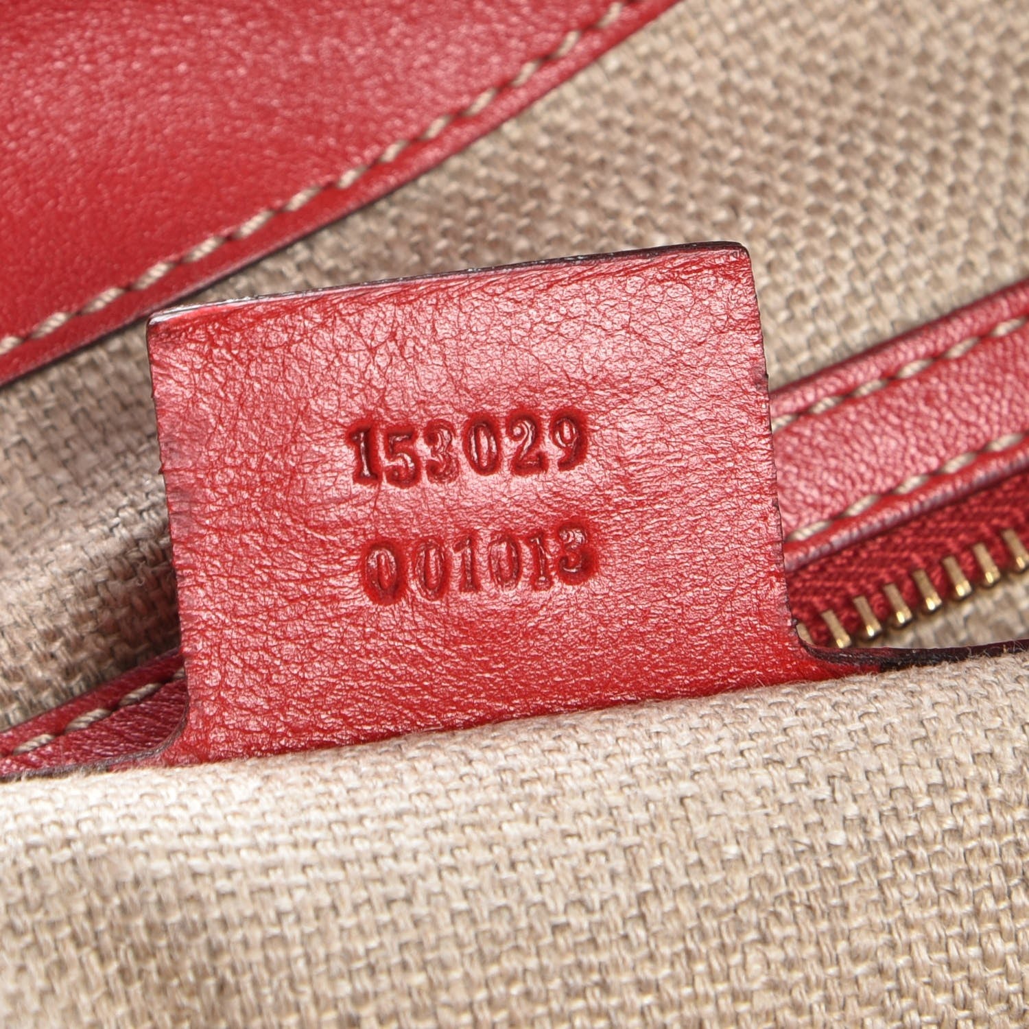 Gucci Calfskin Web Medium Jackie O Bouvier Hobo Red 7 of 7